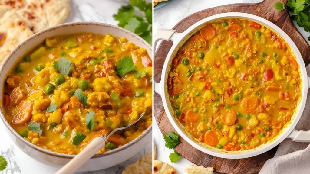 How to Make Creamy Vegetable Korma Without Onion Easy 7-Step Recipe