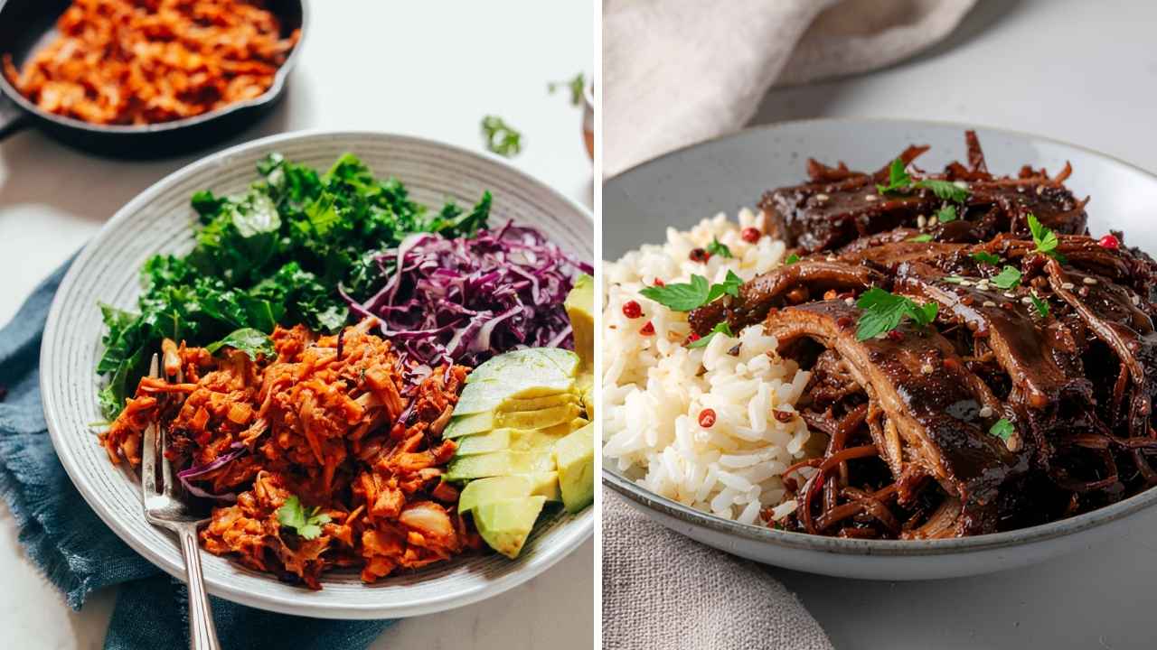 Smoky Espresso Jackfruit Pulled Pork Recipe Flavorful Vegan BBQ Comfort with Rice